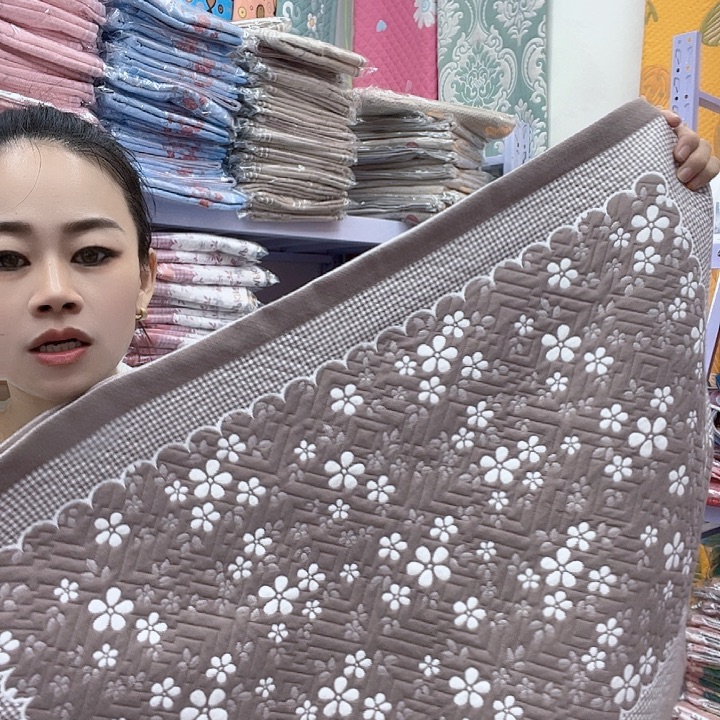 棉咖色雪花纯棉面料