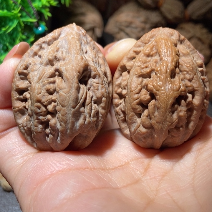 把件文玩核桃东北楸子小雪94