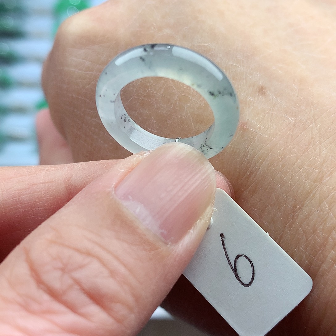 未镶嵌戒指翡翠6号