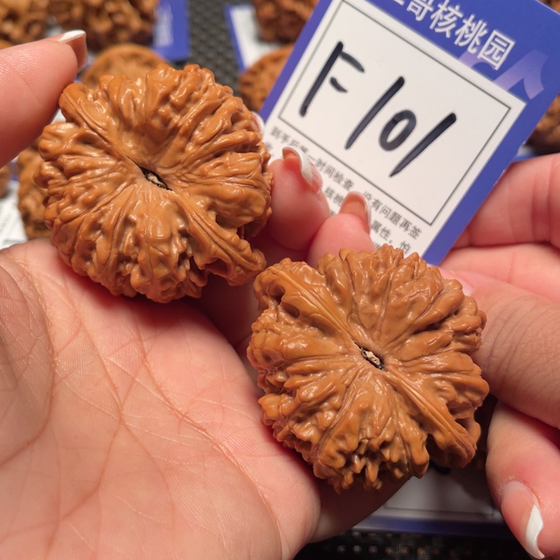 文玩核桃把件10号官帽50
