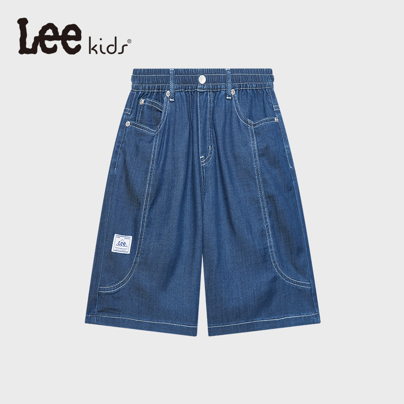 /Lee儿童夏季牛仔七分裤男童女童通穿时尚潮流LK4X1HUB0200