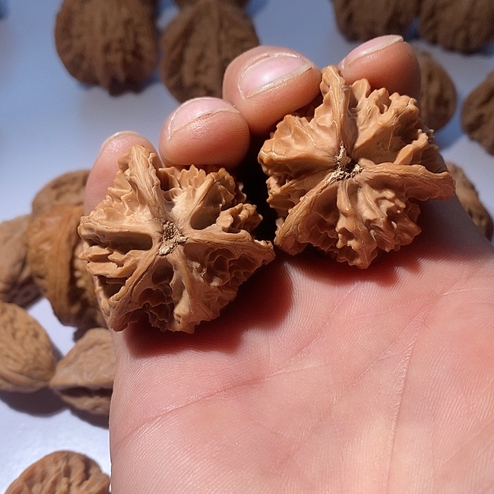 莳***飛文玩核桃吊坠盘山三棱