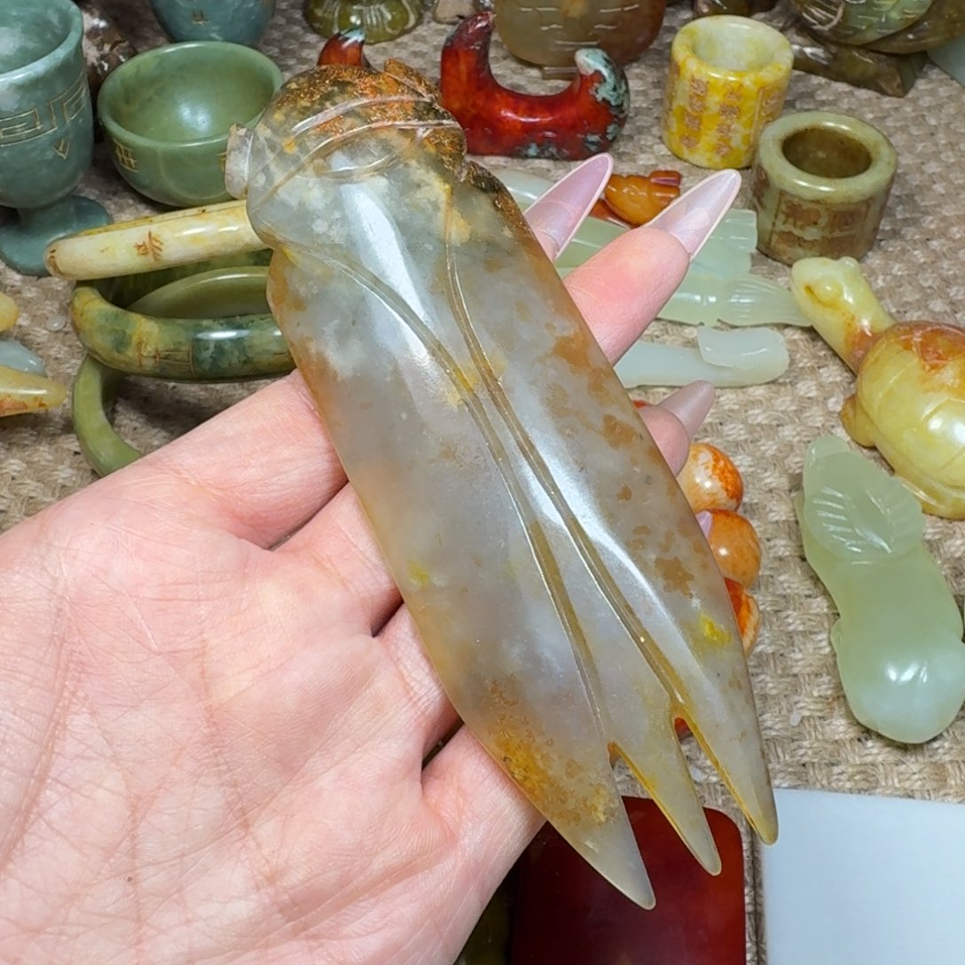 白玉菩提吊坠挂件