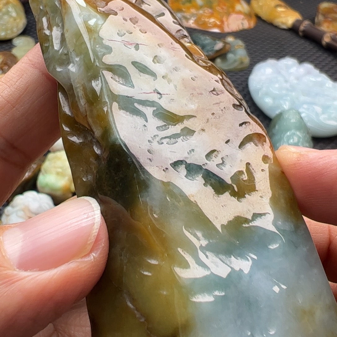 翡翠裸石缅甸翡翠