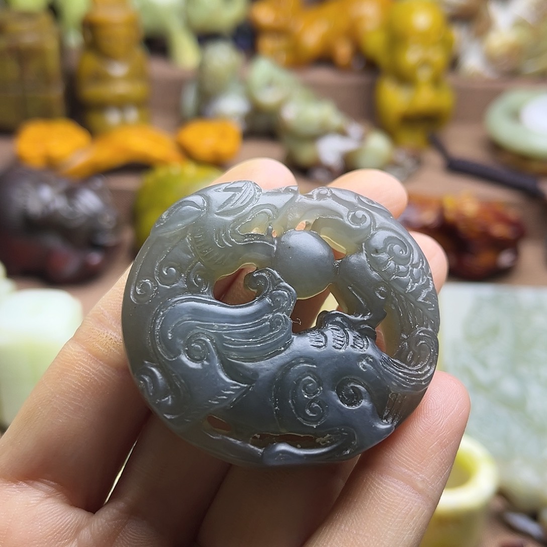 白玉菩提吊坠169。。