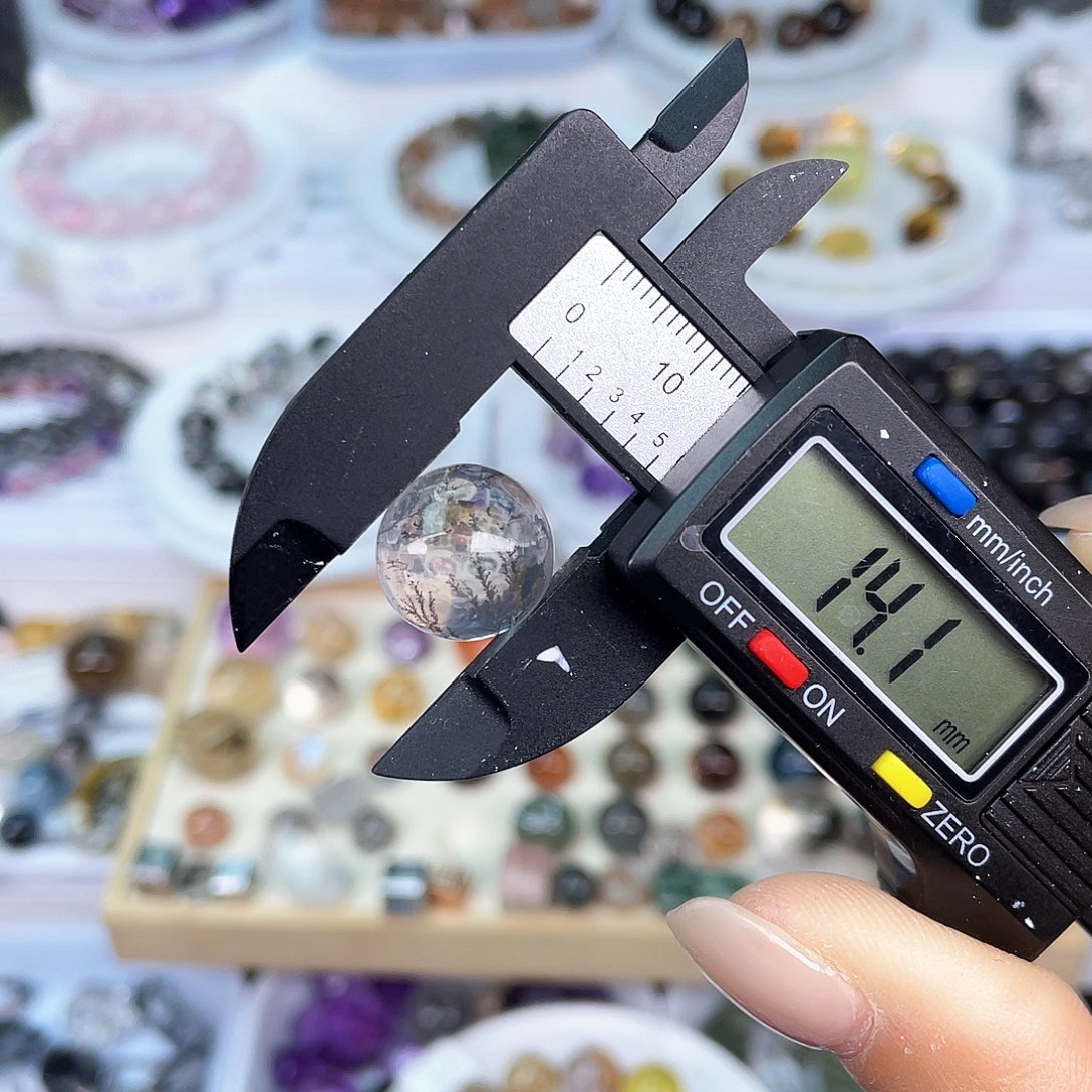 水晶单珠打孔不退不换未镶嵌兜*。