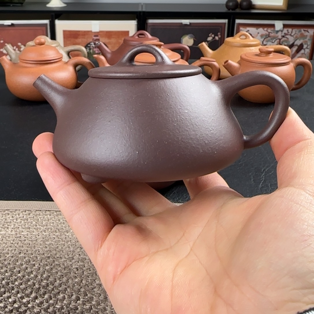 紫砂茶壶微瑕平盖