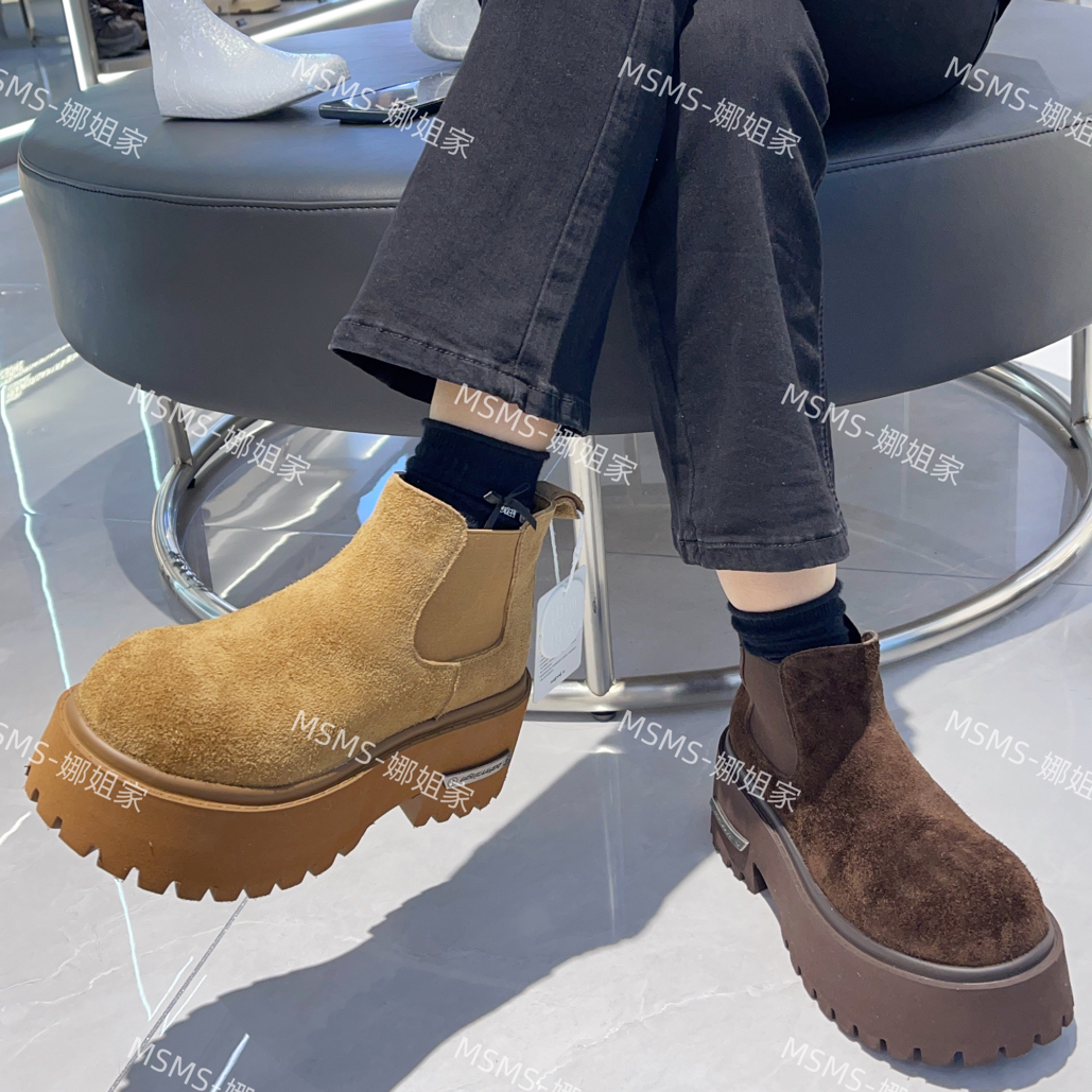 玛莎玛索135-168加绒马丁靴（娜姐自留款）