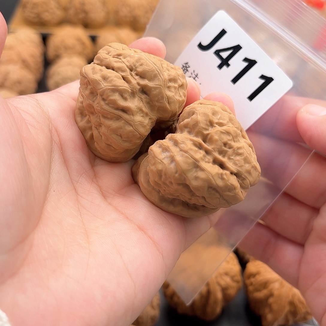文玩核桃把件蛙蛙全品40肚44