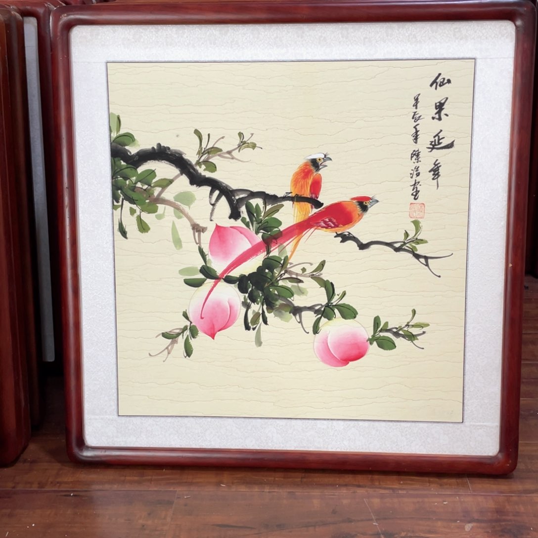 国画带框尺寸63*63厘米