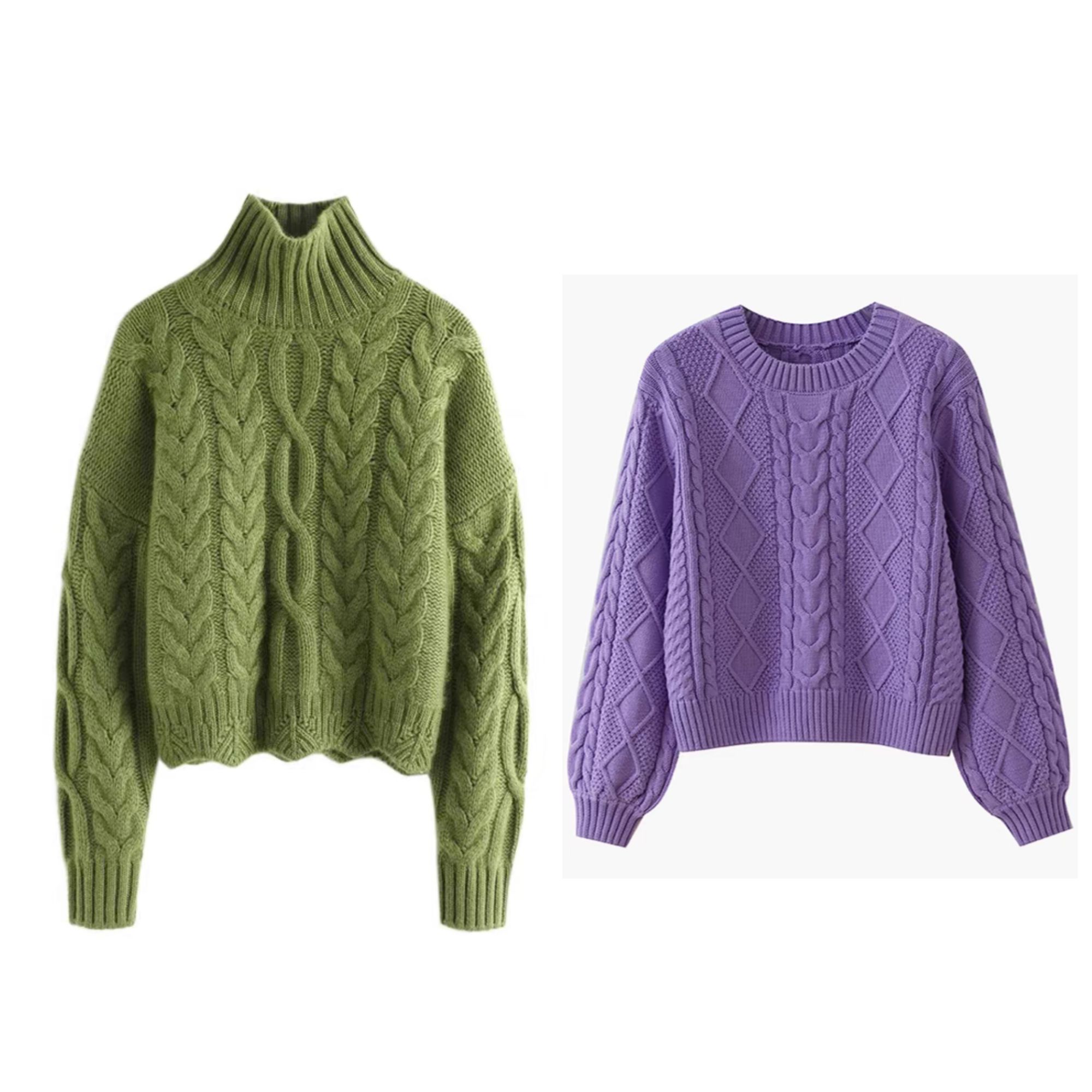 【黛黛日常】501-550纯色秋冬休闲百搭毛衣