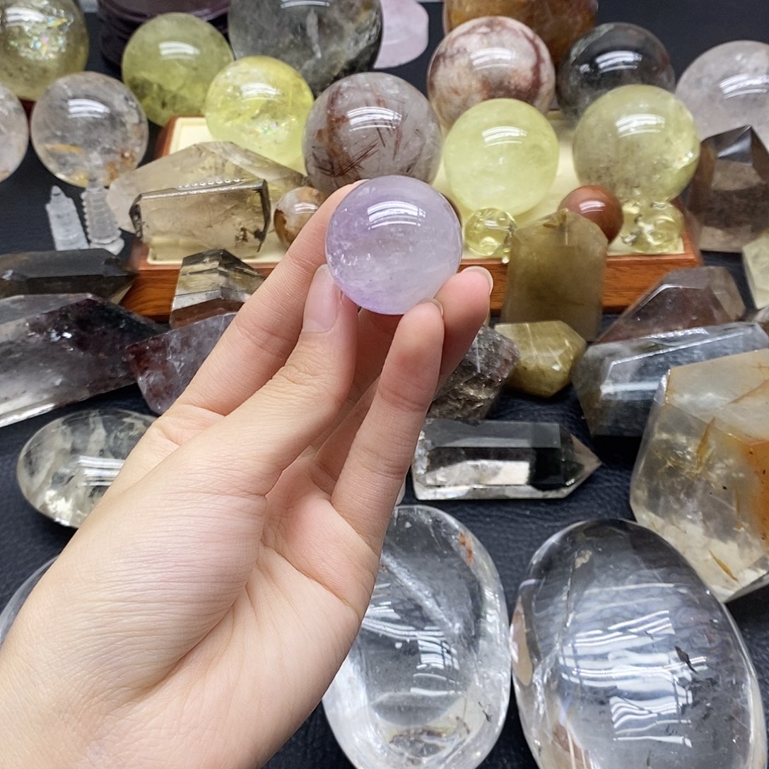 未镶嵌水晶珠宝半成品156水晶石