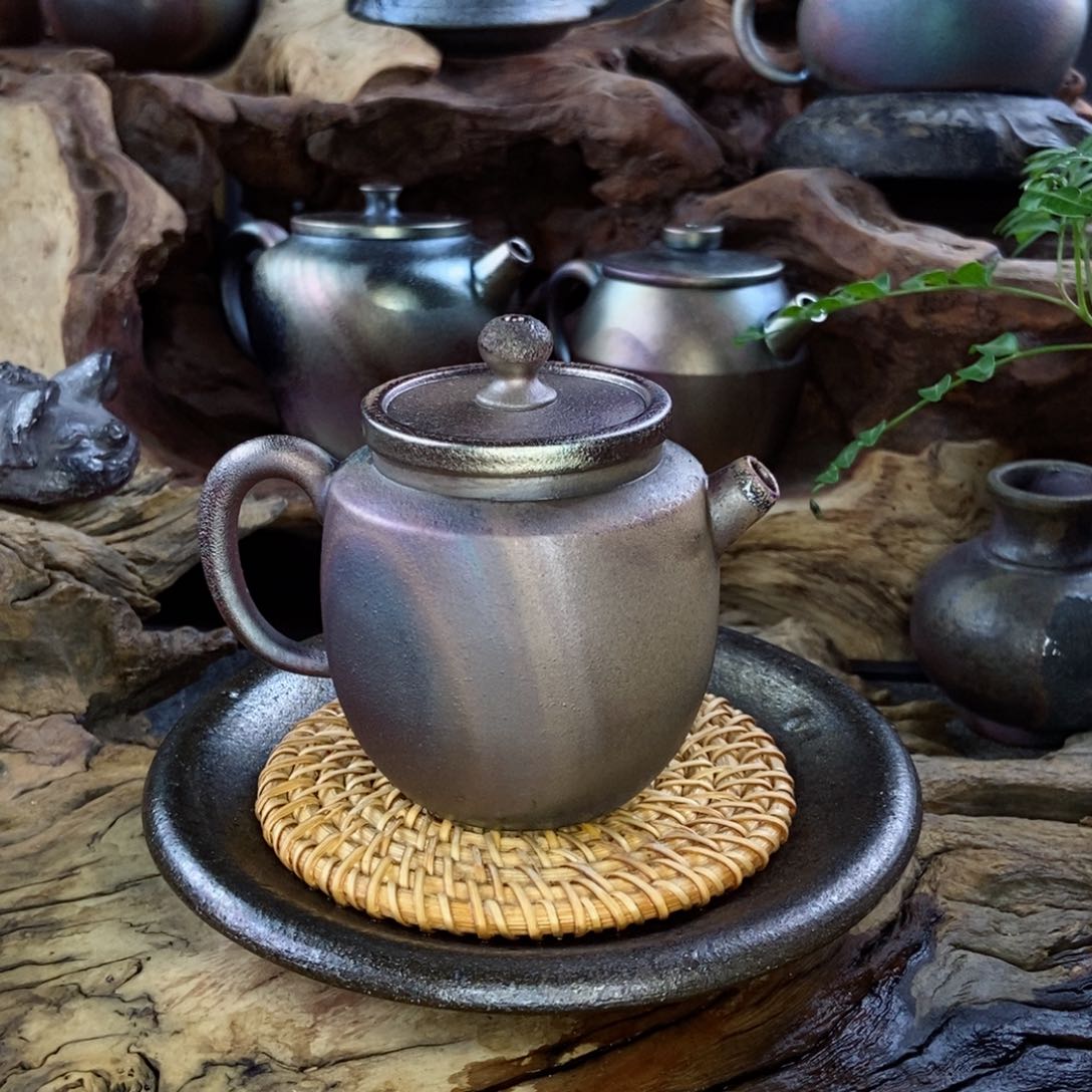 搬***已建水紫陶柴烧茶具微瑕