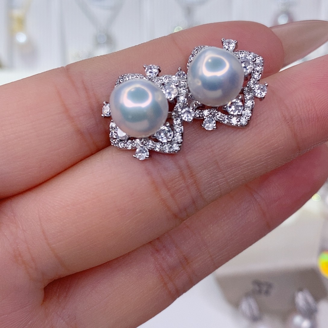 未镶嵌淡水珍珠耳饰