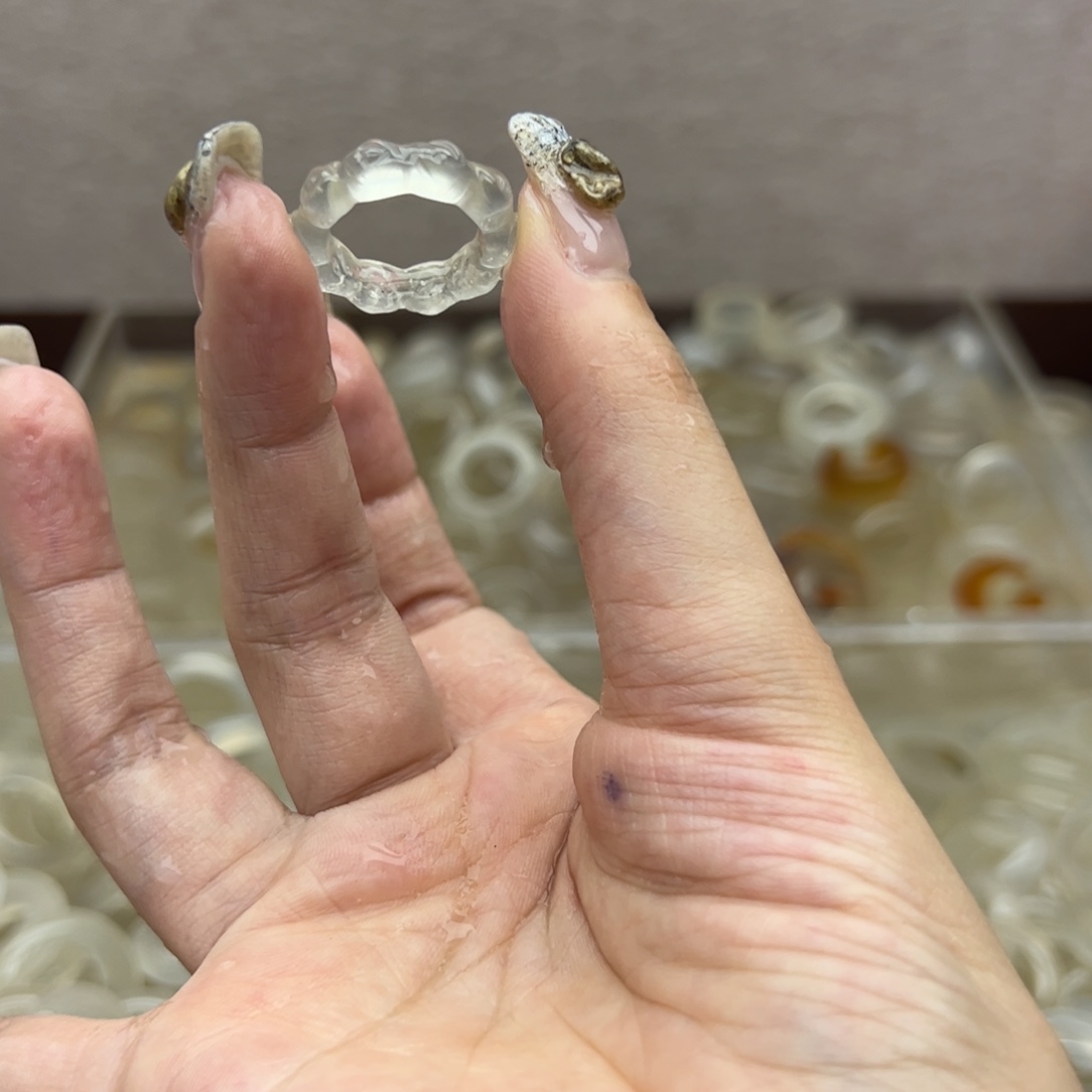 玛瑙/玉髓未镶嵌戒指
