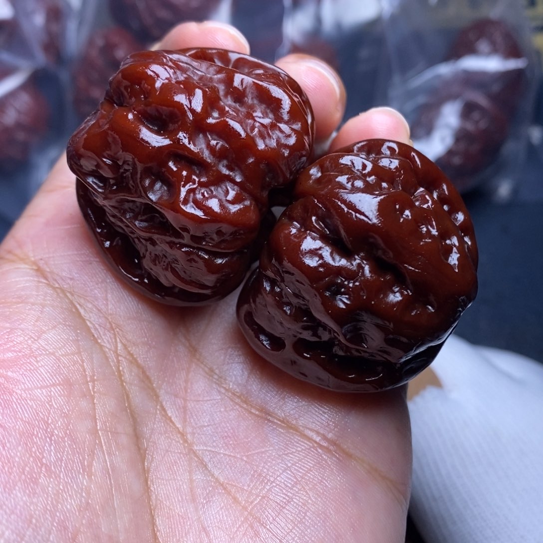 吊坠文玩核桃蛤蟆头41 肚子42