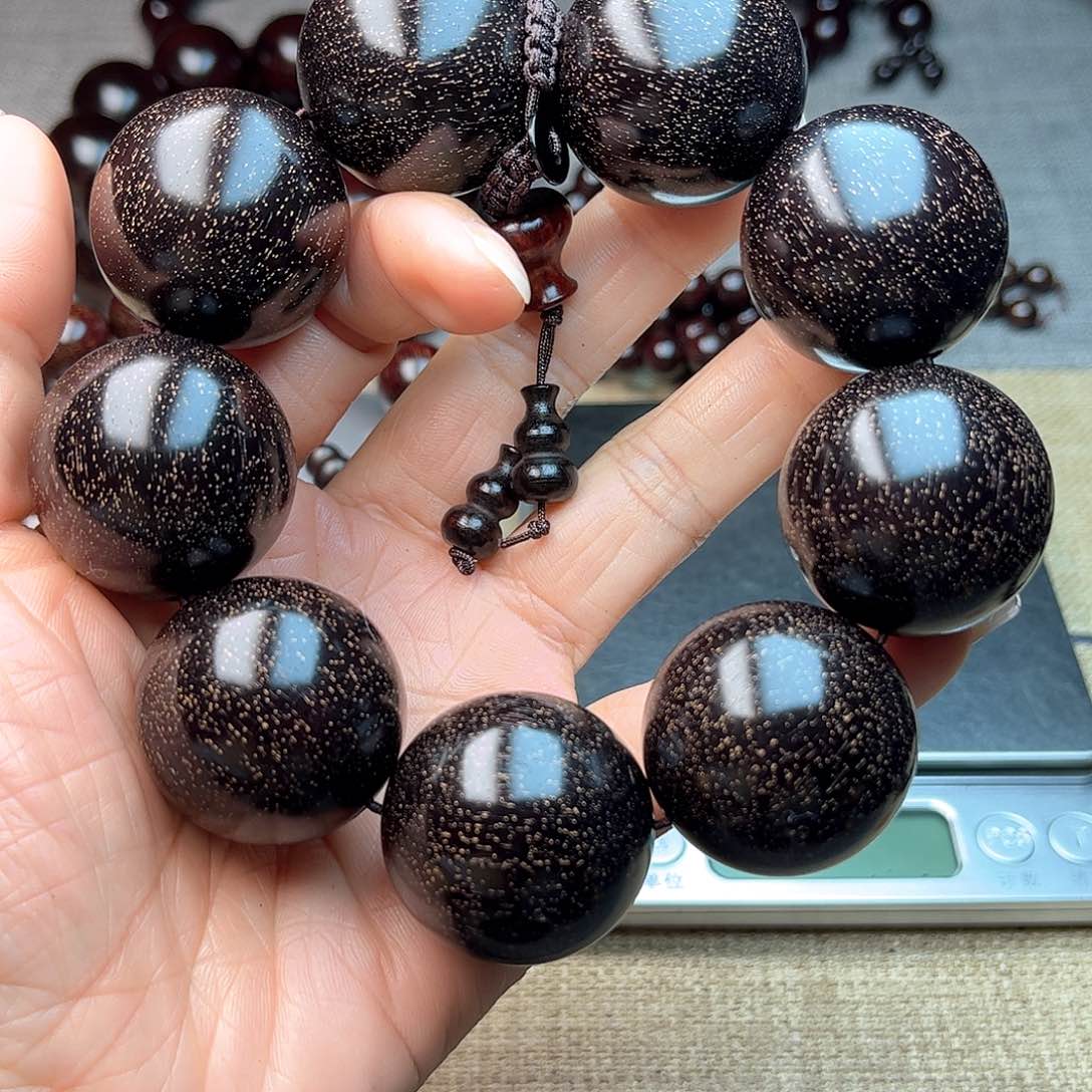 檀香紫檀（小叶紫檀）大****a3.0 9颗 爆星