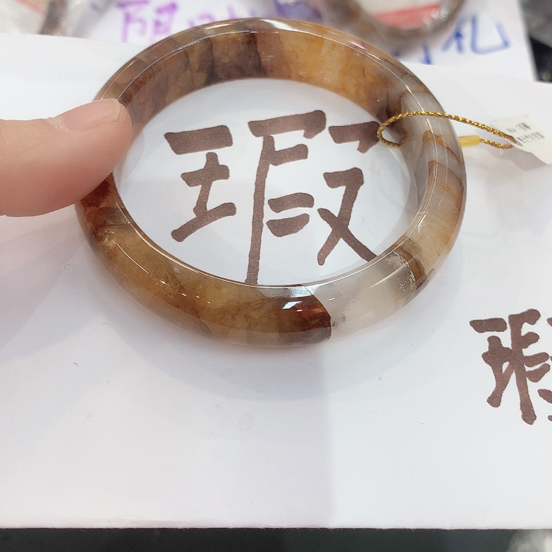 水晶手镯未镶嵌95（瑕疵5859