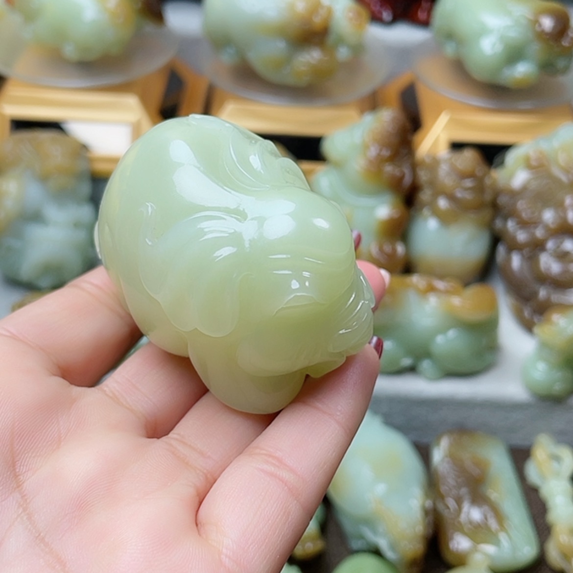 【闪购商品】未镶嵌和田玉挂件心****6