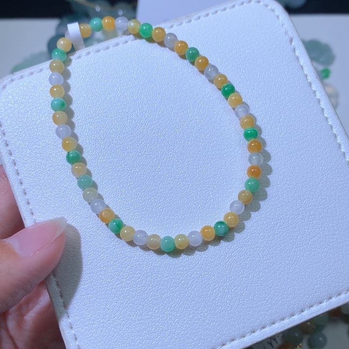 翡翠手链未镶嵌手串