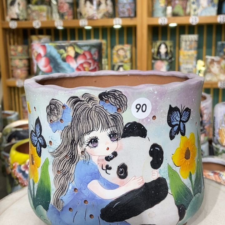 红陶景德镇艺术手绘作品