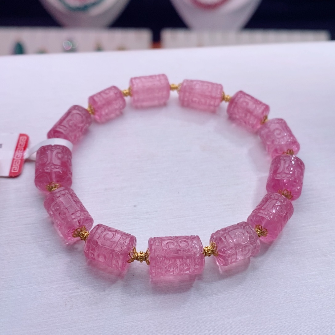 18K金镶嵌手链碧玺碧玺A手链