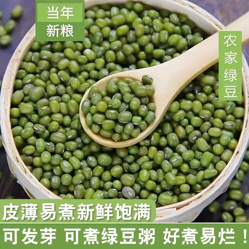 【超林子】农家种植绿豆可生豆芽煮绿豆汤绿豆粥