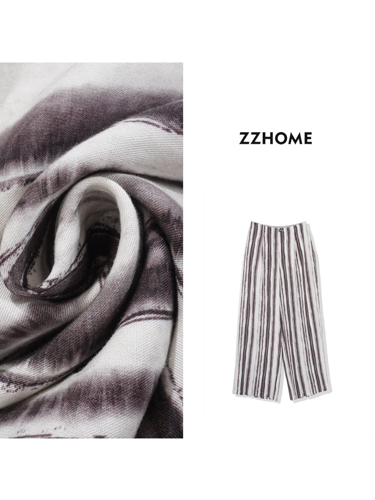 ZOZO HOME ｜纹理之美秩序线条悬垂空气裤q171155p