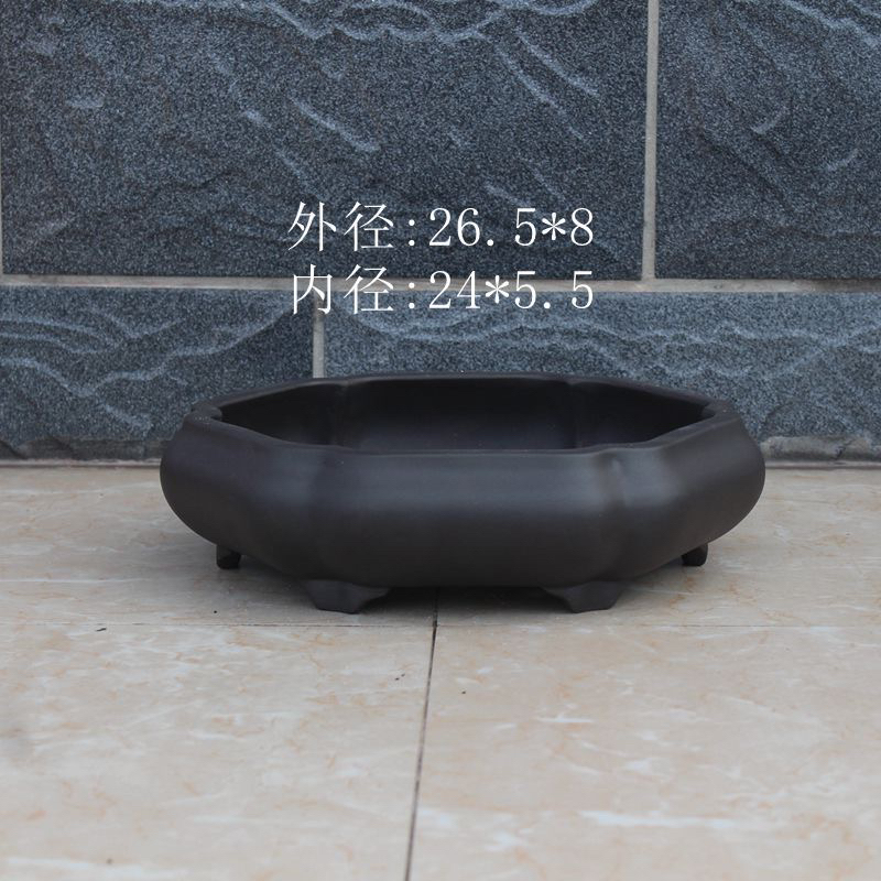 黑泥六方抽角窝口筋纹