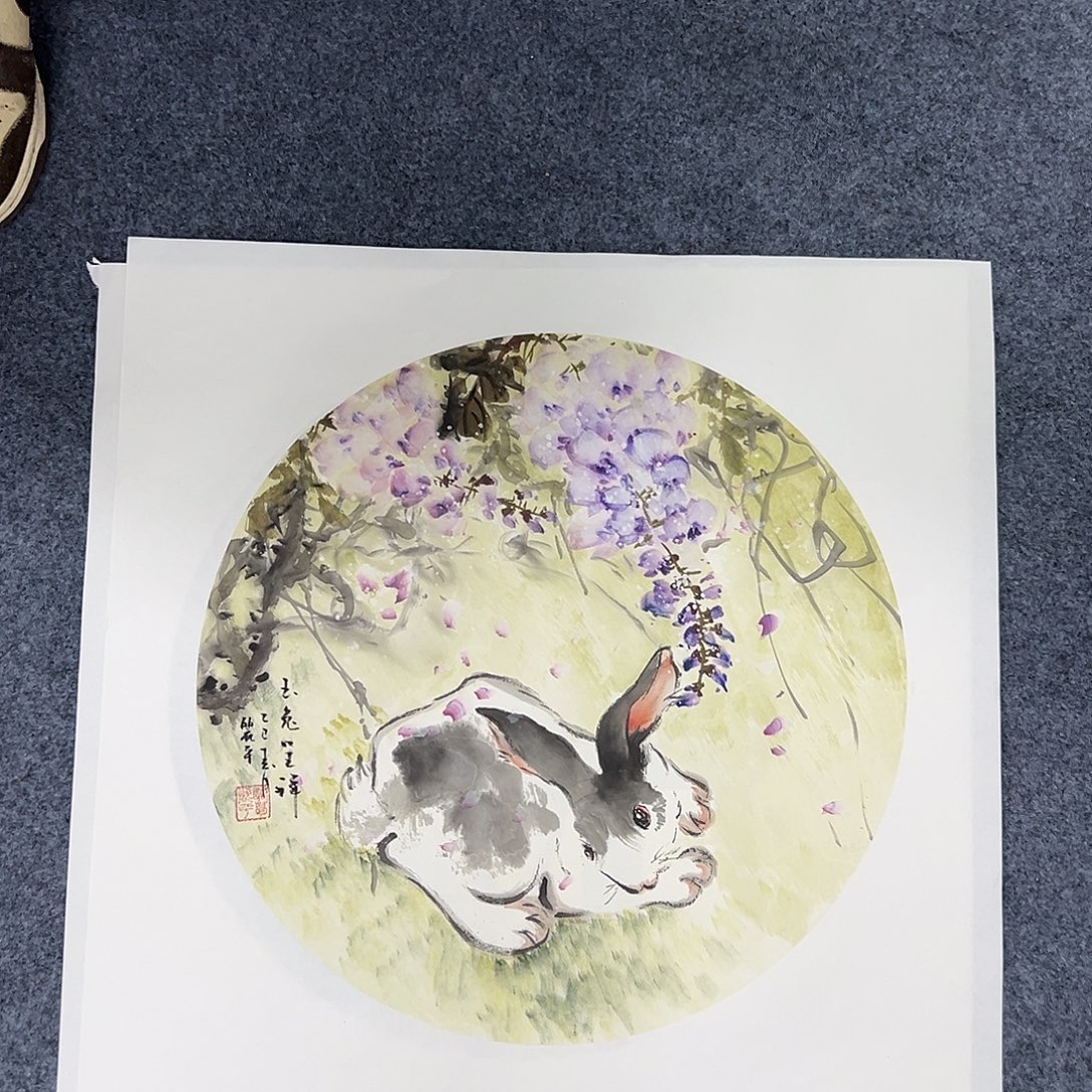 国画国画作品纯手绘作品
