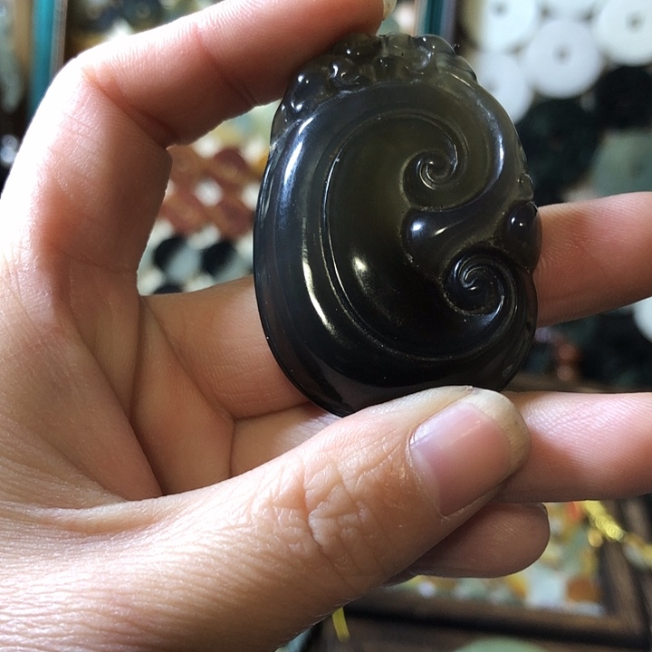 岫玉岫玉挂件未镶嵌