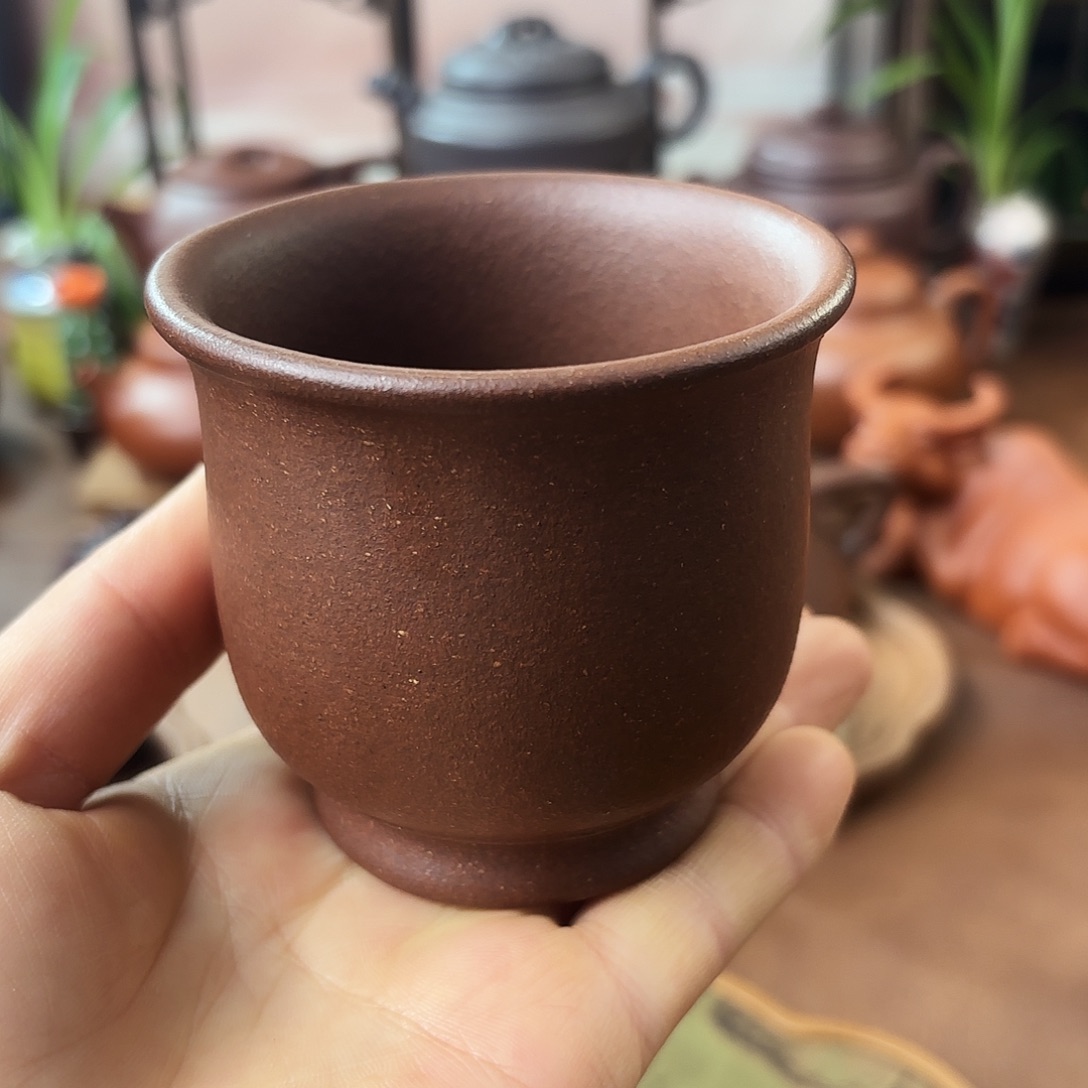 茶壶紫砂主人杯底槽清130cc