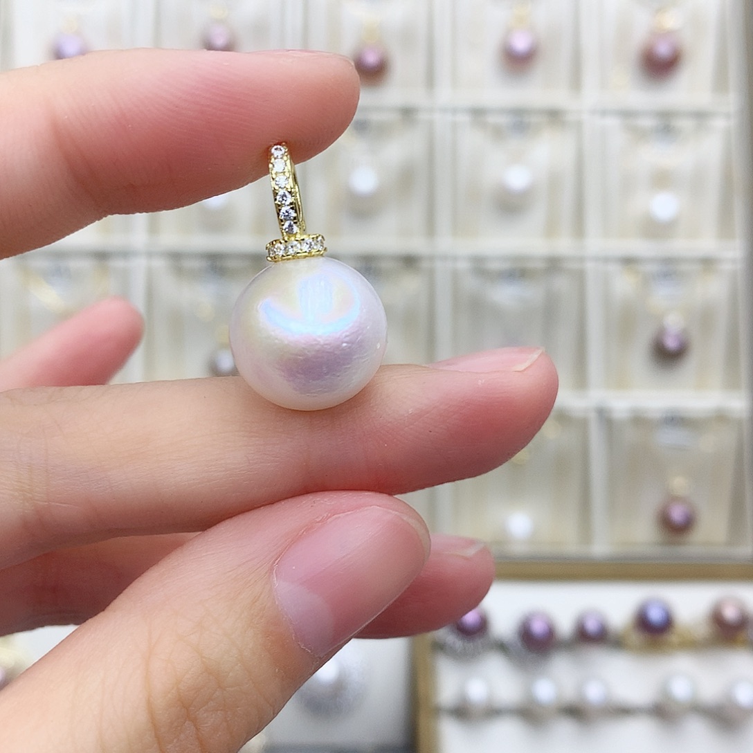 淡水珍珠颈饰合金