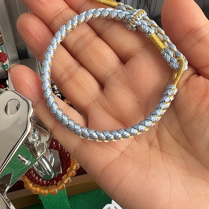 手工编绳手链编织