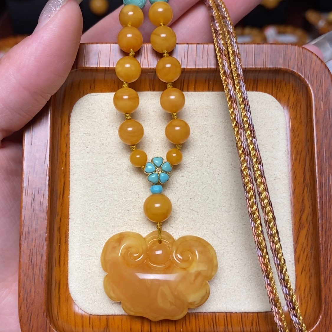 【闪购商品】未镶嵌蜜蜡颈饰项链