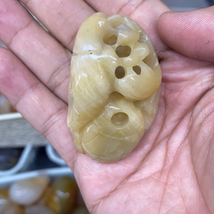 玛瑙/玉髓未镶嵌吊坠(不含链)
