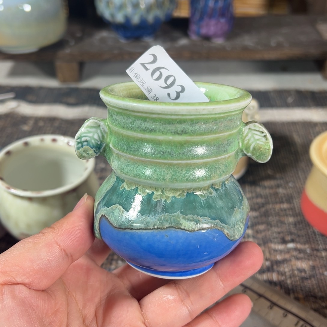 红陶景德镇手工花盆