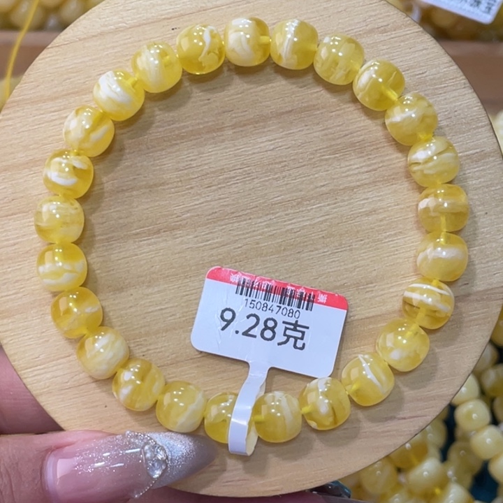 琥珀手链未镶嵌蜜蜡