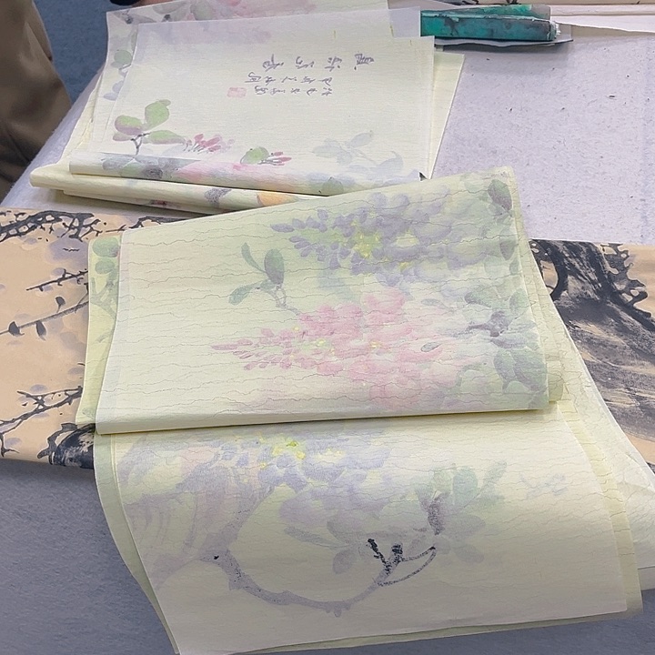 国画纯手绘字画宣纸