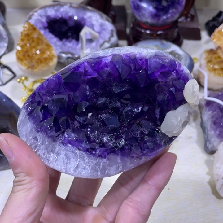 紫晶钱袋子未镶嵌