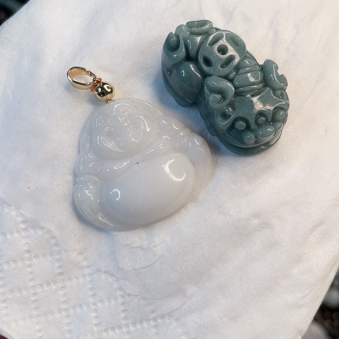 翡翠颈饰未镶嵌翡翠