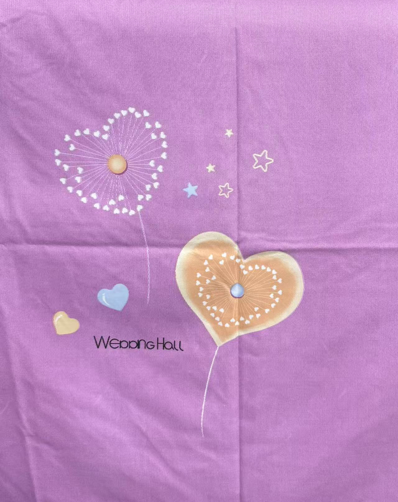  [爱心粉]爆款加厚高档磨毛水洗棉面料  定制商品不支持退换