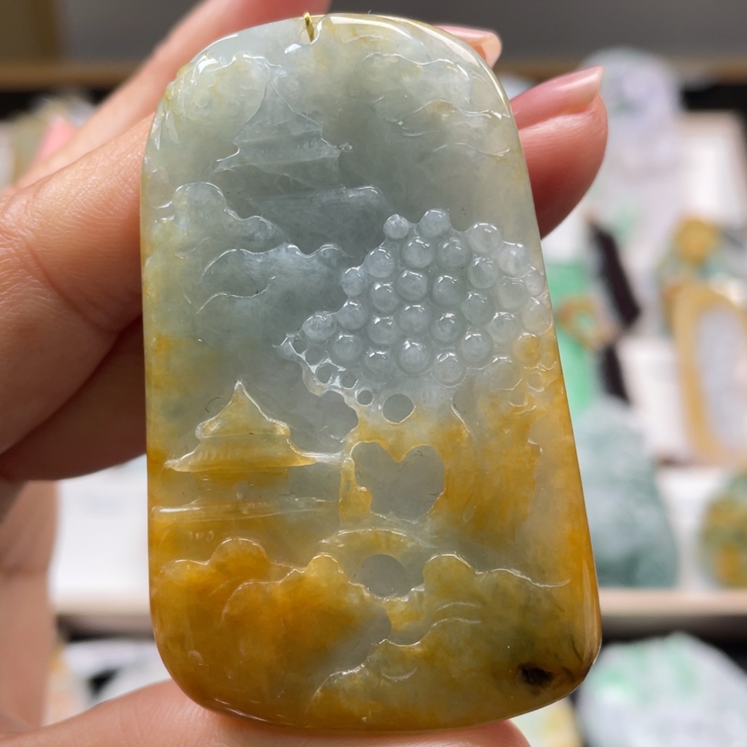 翡翠吊坠(不含链)未镶嵌