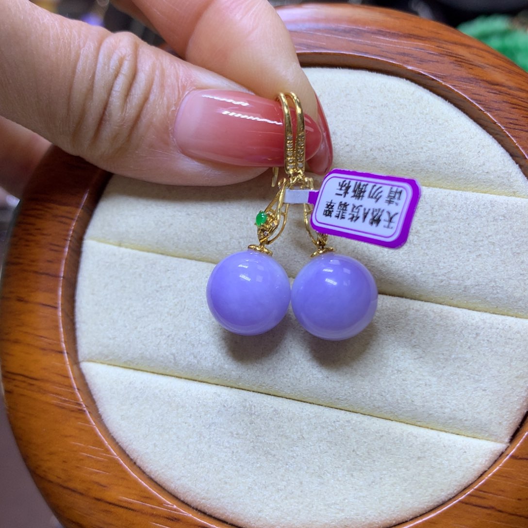 【闪购商品】翡翠颈饰18K金镶嵌翡翠