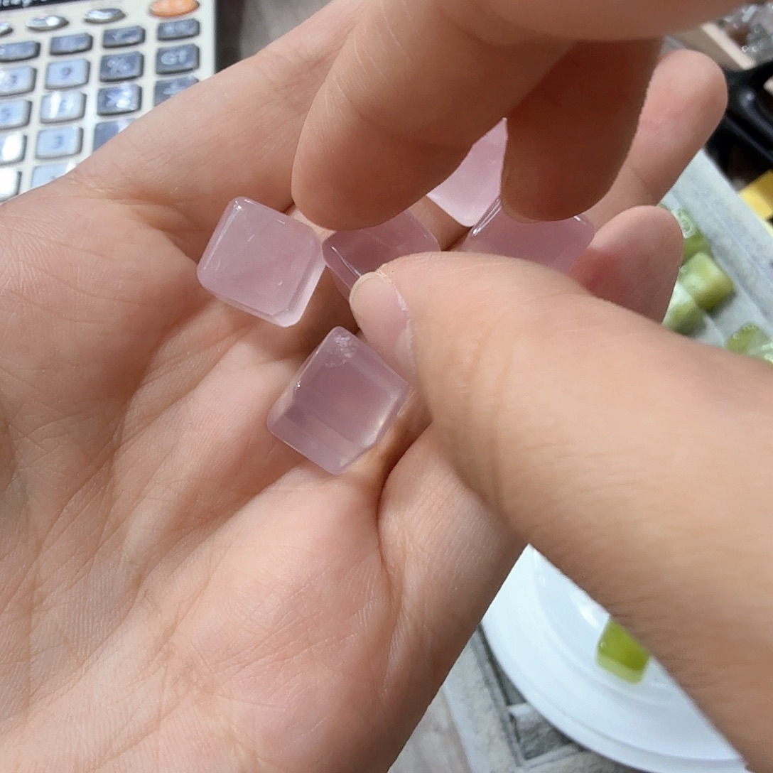 天然辰砂天然粉水晶方糖打孔洗孔非假不退换