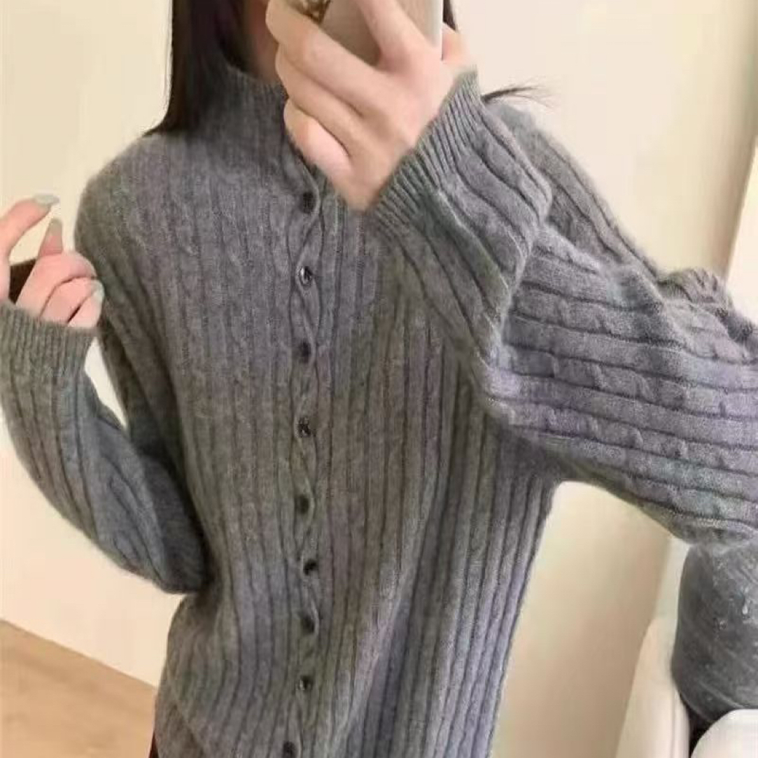 BANSU纽结麻花软软糯糯针织（建议手洗）