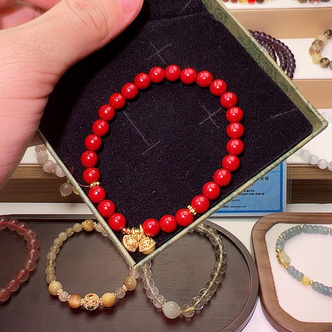 石英质玉手串未镶嵌