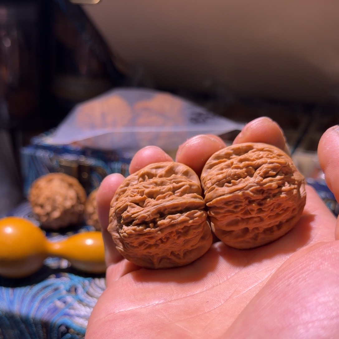 A***天吊坠文玩核桃39全品楼子