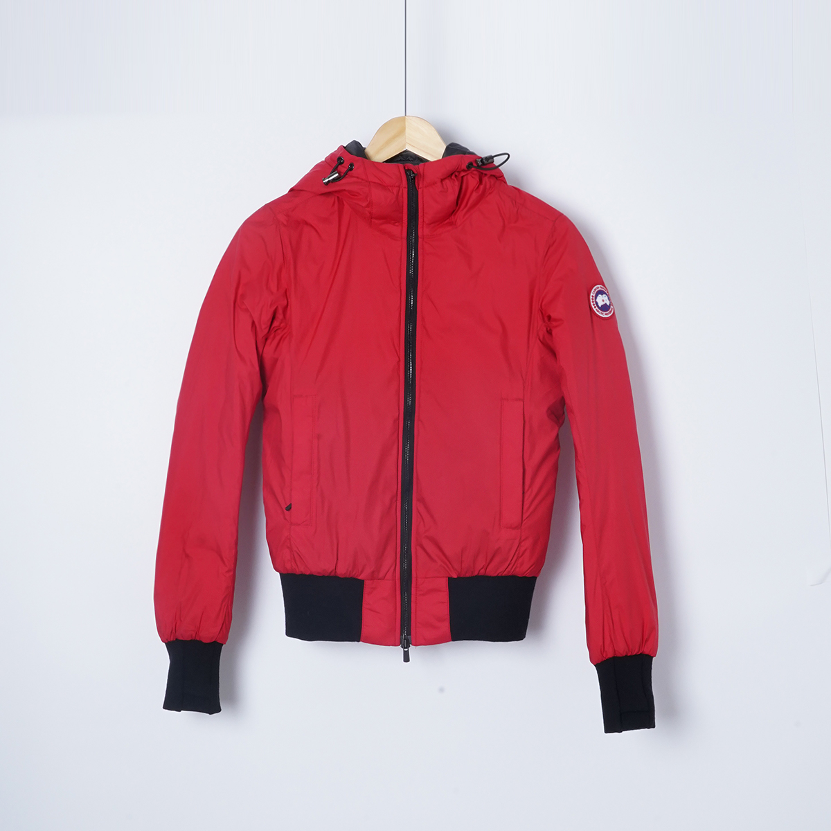 95新 CANADA GOOSE 白鹅绒/TH0760/羽绒服/XS码外套夹克