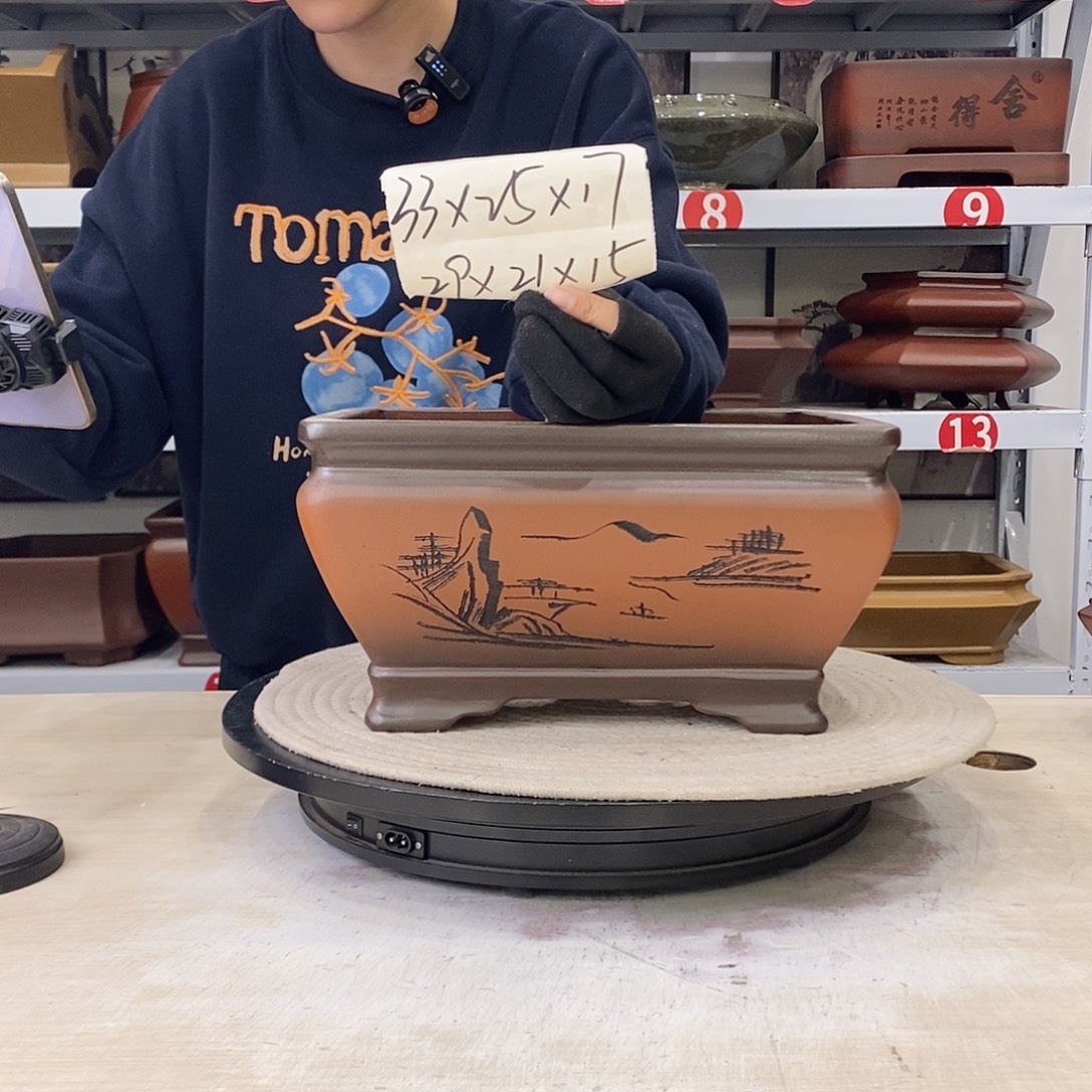 紫砂花盆紫砂花盆